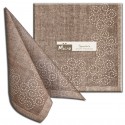 Ubrousky Airlaid (netkaná textilie) 40x40cm Rosita, Pack Service, hnedé