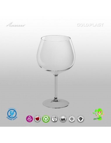 Plastová koktejlová sklenice 860ml - nerozbitná, Gold Plast