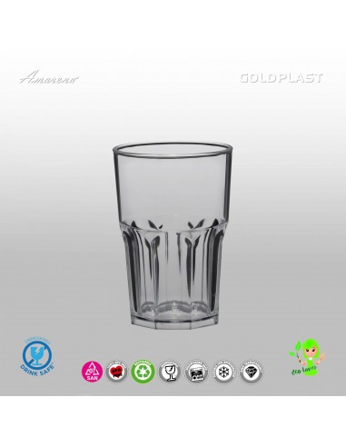 Plastová sklenice ROX - 290ml, nerozbitná - Gold Plast