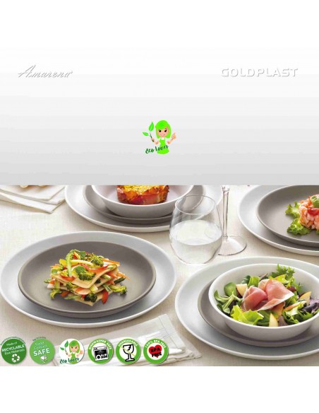 Plastová nerozbitná mísa Ø 235mm, objem 3,35l, krémová