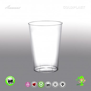 Plastová sklenice 200ml, Gold Plast