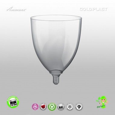 Plastová sklenice na vodu / víno Calicut MAXI, 300ml - Gold Plast