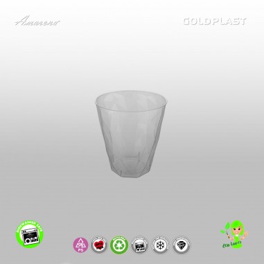 Plastová degustační sklenice - 50ml, transparentní, Gold Plast