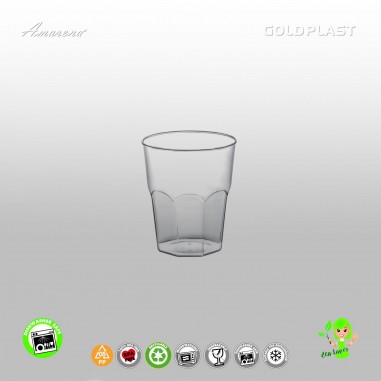 Plastová sklenice na likér PP - 50 ml, nerozbitná, Gold Plast
