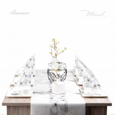 Smuteční ubrousky Zur Erinnerung z netkané textilie, 33x33cm, Mank 2