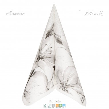 Smuteční papírové ubrousky Zum Abschied, 40x40cm, Mank