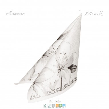 Smuteční papírové ubrousky Zum Abschied, 40x40cm, Mank