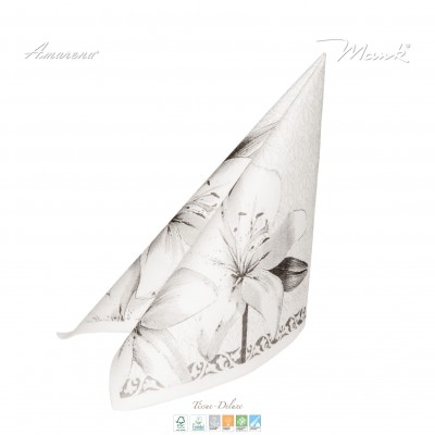 Smuteční papírové ubrousky Zum Abschied, 40x40cm, Mank