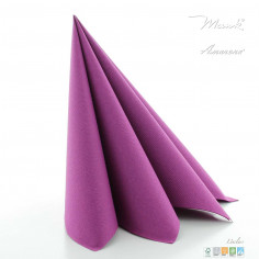 Fialové ubrousky z netkané textilie 40x40 cm, jednobarevné Mank 2