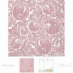 Slavnostní papírové ubrousky Jordan, bordové, 33×33 cm, 100ks