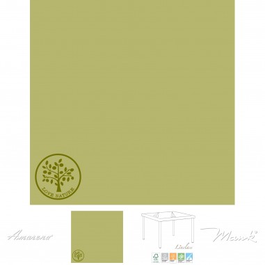 Bio kompostovatelné ubrousky Love Nature olivové, netkaná textilie, 40x40cm, Mank