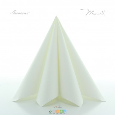 Ubrousky z netkané textílie bílé, 40x40cm