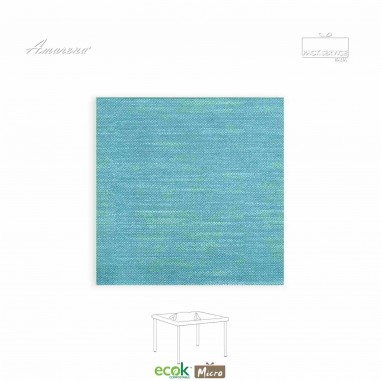 Ubrousky z netkané textilie 40x40cm, Melange Petrolio - Pack Service