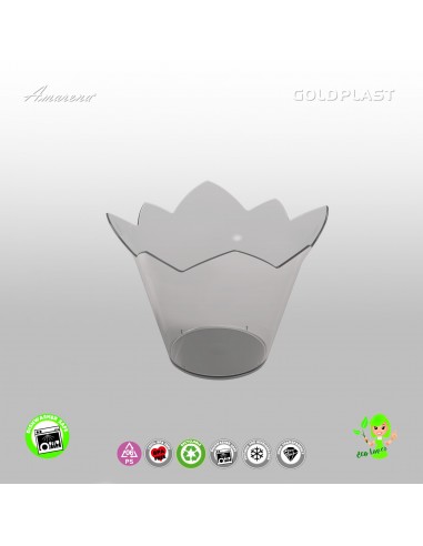 Plastová nádobka na Finger Food Waterlily, číra, 70ml - Gold Plast
