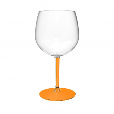 Nerozbitná sklenice Gin&Tonic 580 ml, oranžová stopka