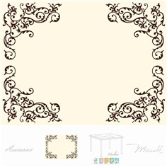 Prostírání na stůl pod talíře Airlaid Pomp