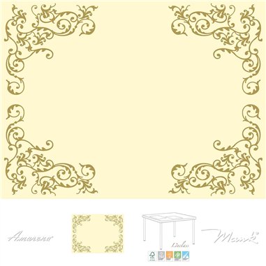 Prostírání na stůl pod talíře Airlaid Pomp