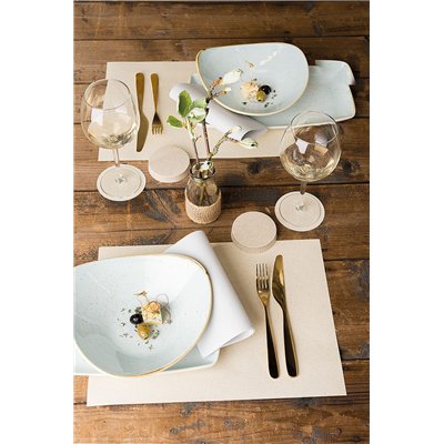 Ekologické prostírání pod talíře z travního papíru