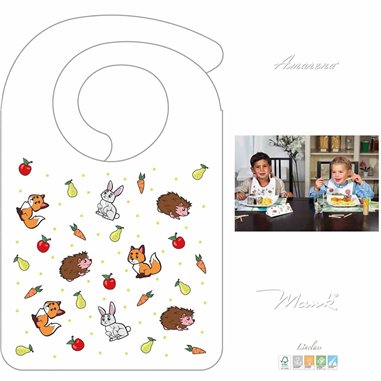 Dětský bryndák Polly z netkané textilie