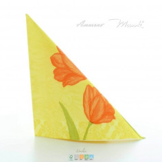 Květinové ubrousky Airlaid Sally, 40x40cm, Mank 2