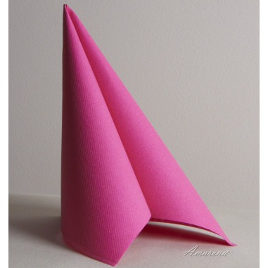 Cyklamenové ubrousky z netkané textilie, 40x40cm, jednobarevné Mank