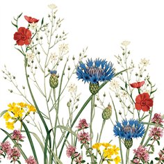 Luxusní květované ubrousky Edith