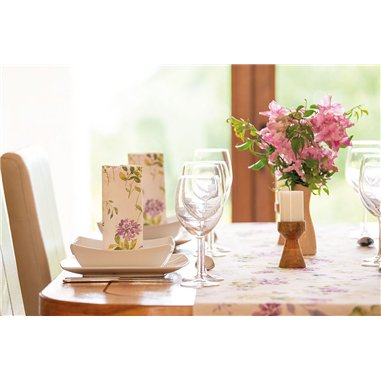 Květovaný běhoun na stůl Esther, 0,4mx24m,...