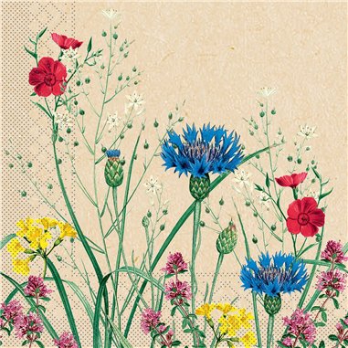 Luxusní květované ubrousky Edith