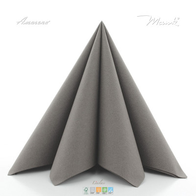 Béžovo-šedé ubrousky z netkané textilie, 40x40cm