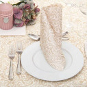 Slavnostní ubrousky z netkané textilie Lias, 40cmx40cm, krémové