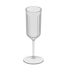 Nerozbitné plastové sklenice Kaleido na šampaňské, 270ml