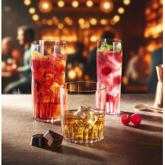 Nerozbitné plastové sklenice HB long drink Torino, 420ml 2