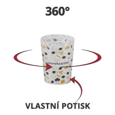 Nerozbitné plastové sklenice s vlastním potiskem, 120ml