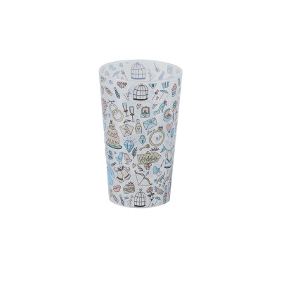 Nerozbitné plastové sklenice s vlastním potiskem, 180ml