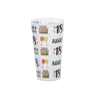 Nerozbitné plastové sklenice s vlastním potiskem, 400ml