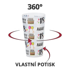 Nerozbitné plastové sklenice s vlastním potiskem, 400ml