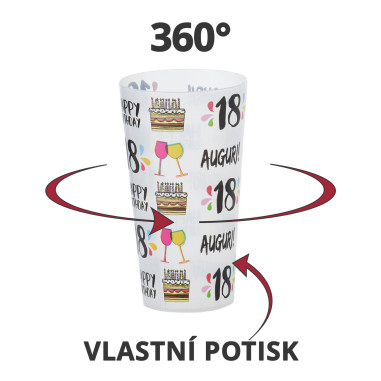 Nerozbitné plastové sklenice s vlastním potiskem, 400ml