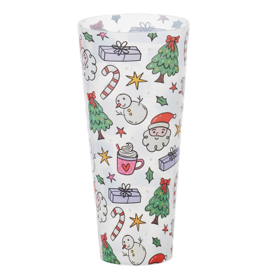 Nerozbitné plastové sklenice s vlastním potiskem, 600 ml