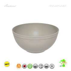 Plastová nerozbitná mísa Ø20cm, objem 2l, krémová