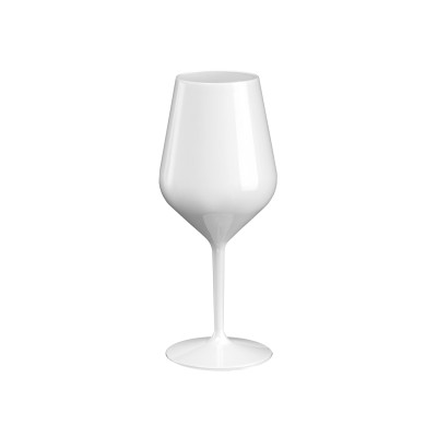 Nerozbitné plastové sklenice na víno s vlastním potiskem, 470ml
