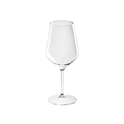 Nerozbitné plastové sklenice na víno s vlastním potiskem, 470ml