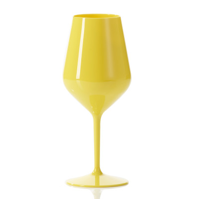 Nerozbitné plastové sklenice na víno s vlastním potiskem, 470ml