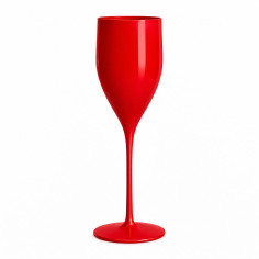 Nerozbitné sklenice Verona na sekt, prosecco 180ml, červené