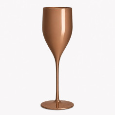 Nerozbitné sklenice Verona na sekt, prosecco 180ml, bronzové
