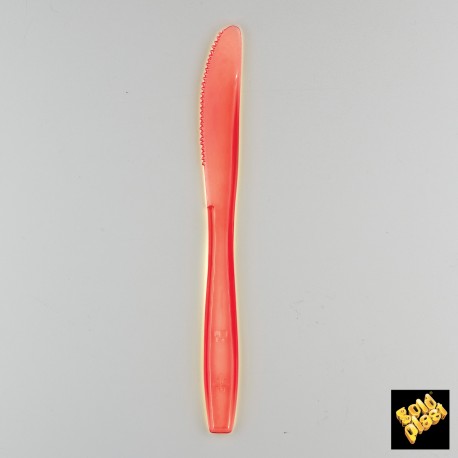 Plastový nožík barevný - 190mm béžový