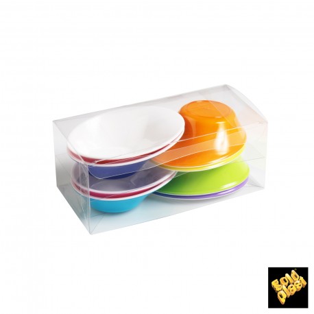 Plastová miska Sodo Bicolor na Finger Food 50ml - barevný mix