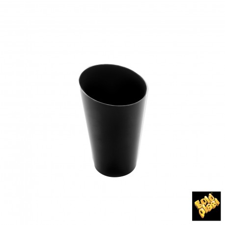 Plastová Finger food mini nádobka CONICO EXTRA - 150ml, černá